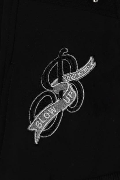 HOODIE BLOW UP TIDE BLACK B31-1100