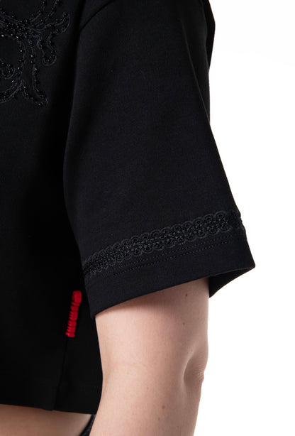 CROP TOP CLEMONT TIEPIDO BLACK