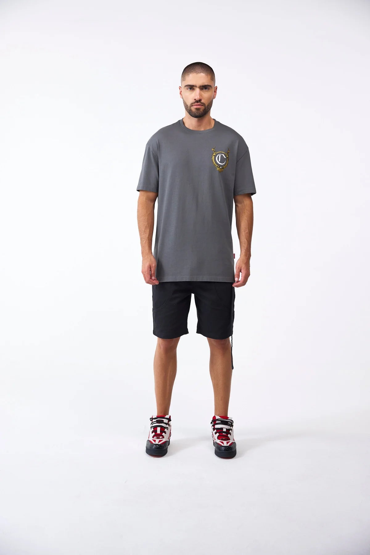 CAMISETA CLEMONT CUPOLA GRIS OSCURO