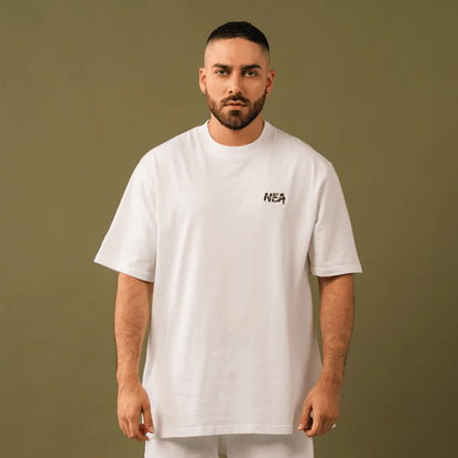 CAMISETA NEA OVERSIZE BENJAMINS BLANCA
