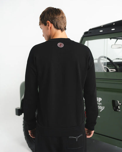 BUZO BLOW UP HOMECOMING BLACK CREWNECK
