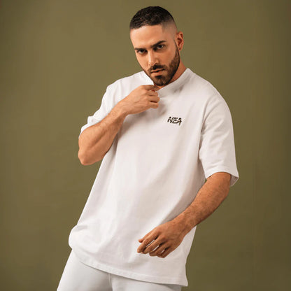 CAMISETA NEA OVERSIZE BENJAMINS BLANCA