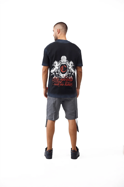 CAMISETA CLEMONT INTAGLIO NEGRO