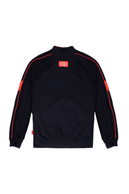 BUZO CLEMONT MUTO NEGRO ROJO