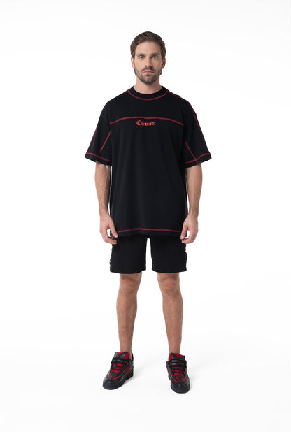 CAMISETA CLEMONT OVERSIZED RITORNO BLACK