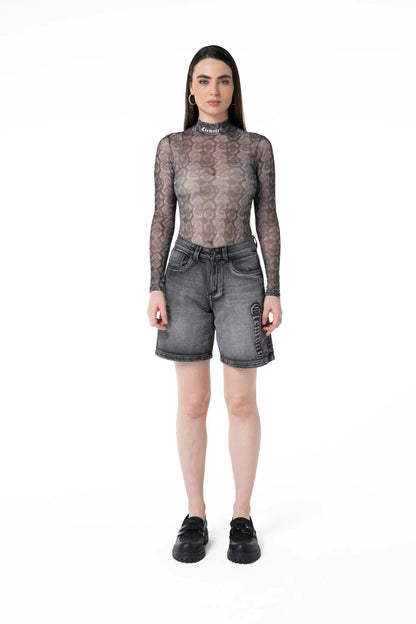 BODY CLEMONT LONG SLEEVE SIMBIOSI BLACK