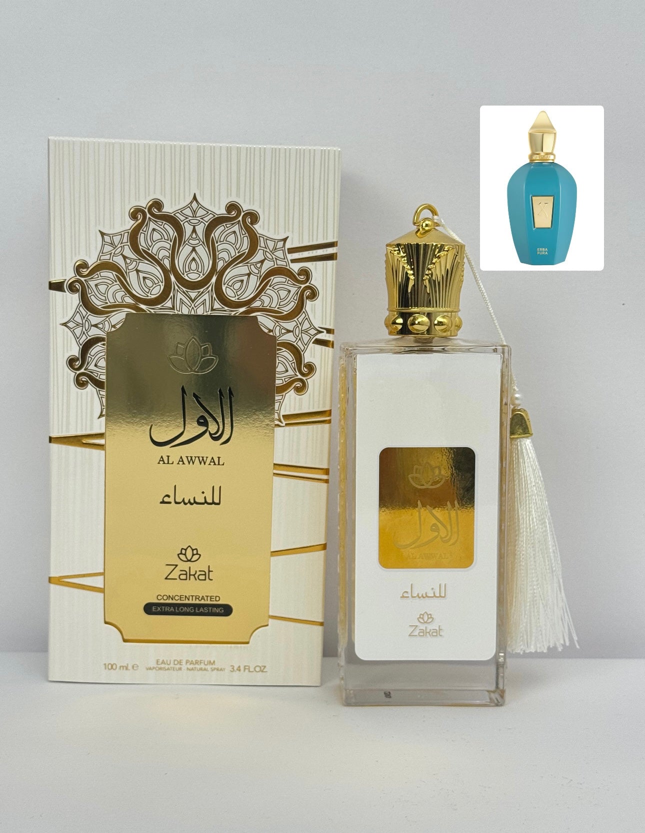 PERFUME ZAKAT AL AWWAL NISAE WHITE 3,4 OZ UNISEX