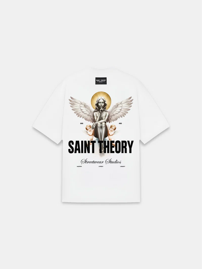 CAMISETA SAINT THEORY EVANGELIUM SECRET VERSE ELYRA SACRED WHITE