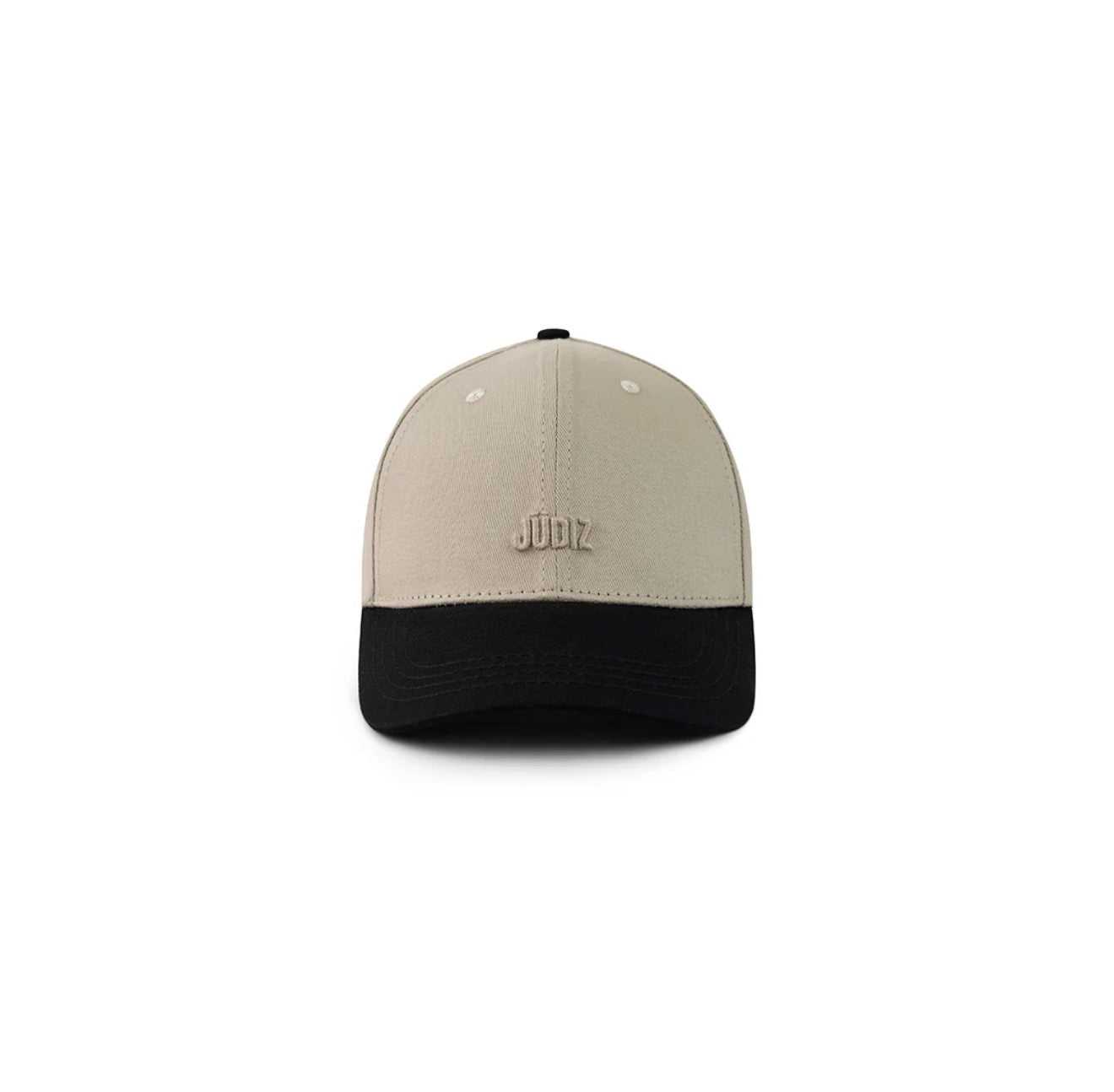 GORRA JUDIZ DRILL FLORES BEIGE X NEGRO