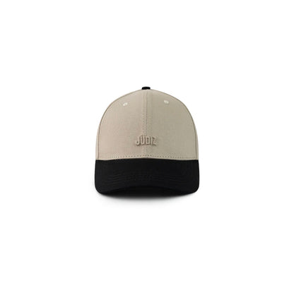 GORRA JUDIZ DRILL FLORES BEIGE X NEGRO