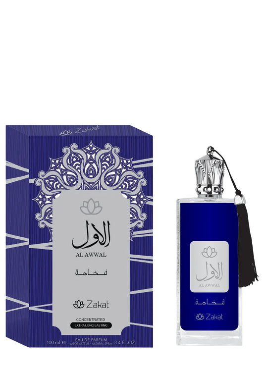 PERFUME ZAKAT AL AWWAL FAKHAMA LIGHT BLUE 3,4 OZ HOMBRE