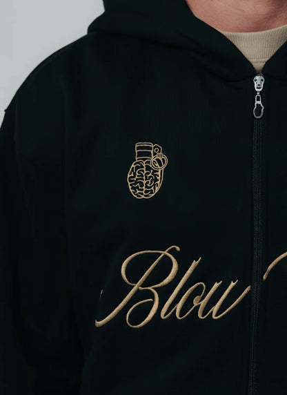 BUZO BLOW UP BLACK HOODIE B45-1100