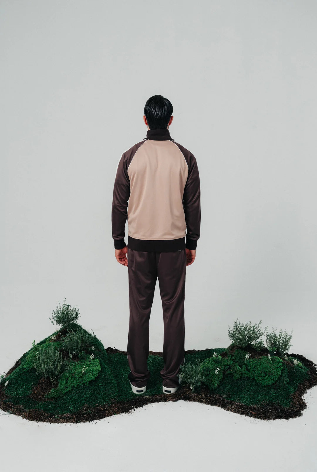 JOGGER BLOW UP BROWN TRACKSUIT PANTS SD43-9010