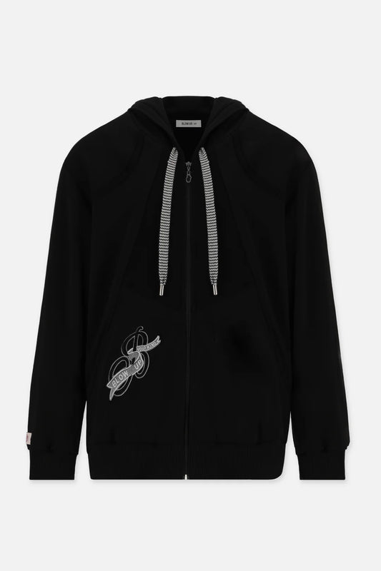 HOODIE BLOW UP TIDE BLACK B31-1100