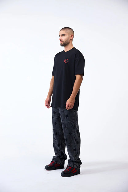 3 PACK CAMISETA CLEMONT VENDETTA NEGRO GRIS ROJO