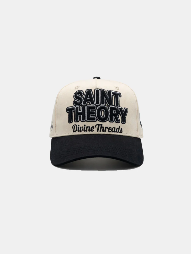 GORRA SAINT THEORY DIVINE THREDS CREAM BLACK