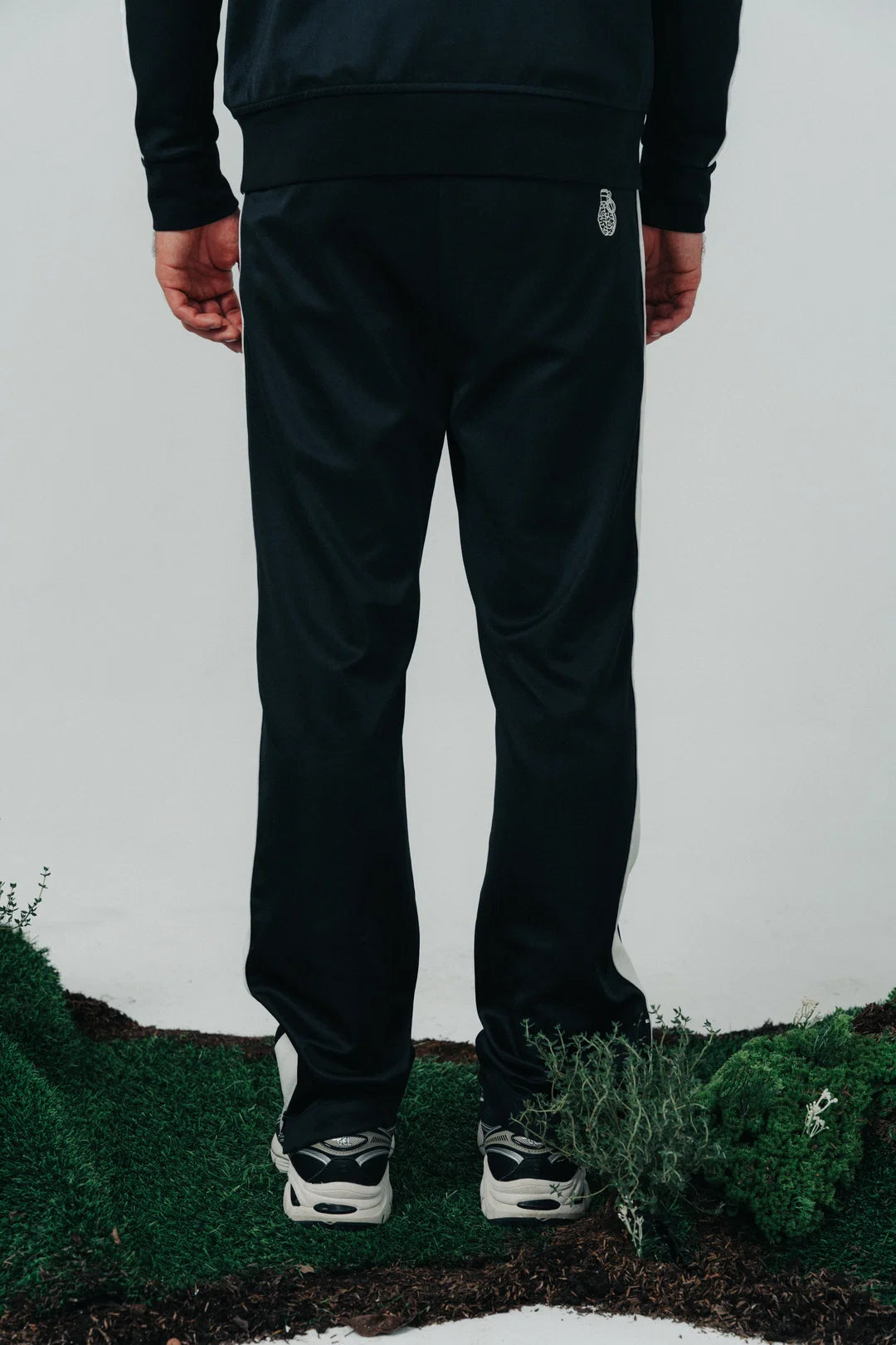 JOGGER BLOW UP BLACK TRACKSUIT PANTS SD43-1100