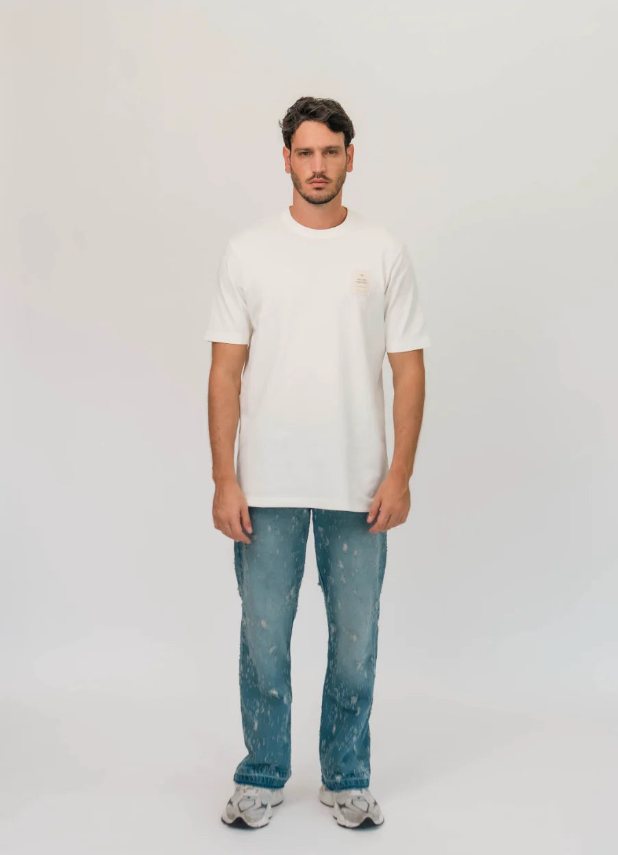CAMISETA ARTDIST UNUSUAL IVORY