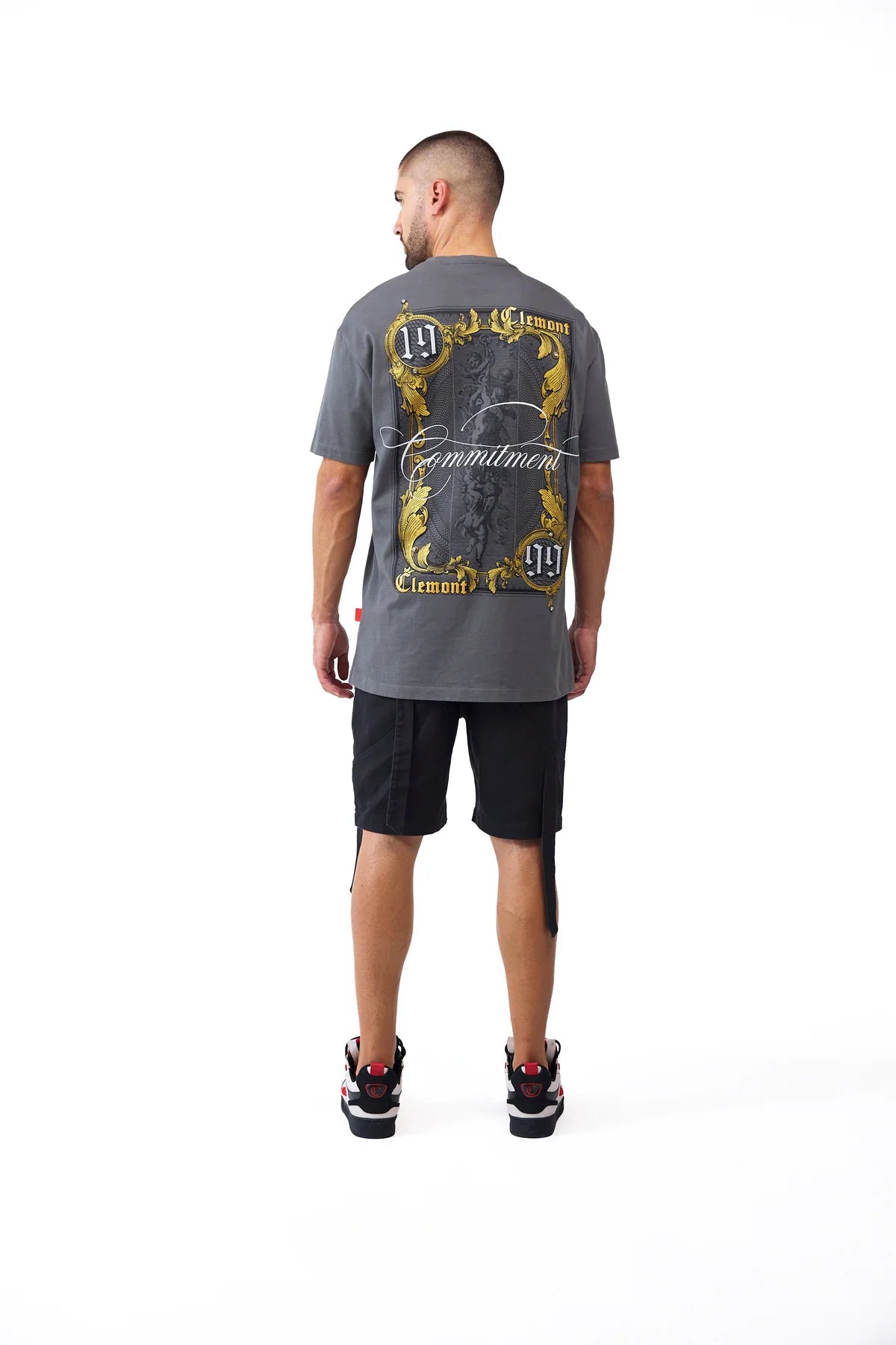 CAMISETA CLEMONT CUPOLA GRIS OSCURO