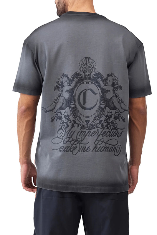 CAMISETA CLEMONT INTAGLIO GRIS OSCURO