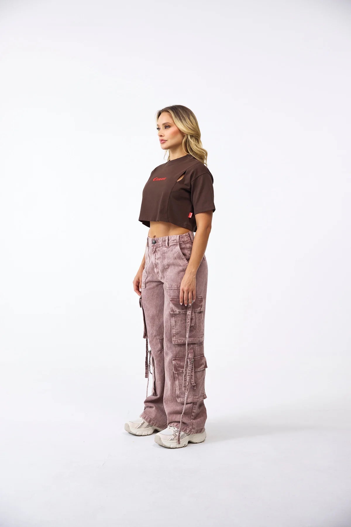 CROP TOP CLEMONT OVERSIZED OROLOGIO MOCCA