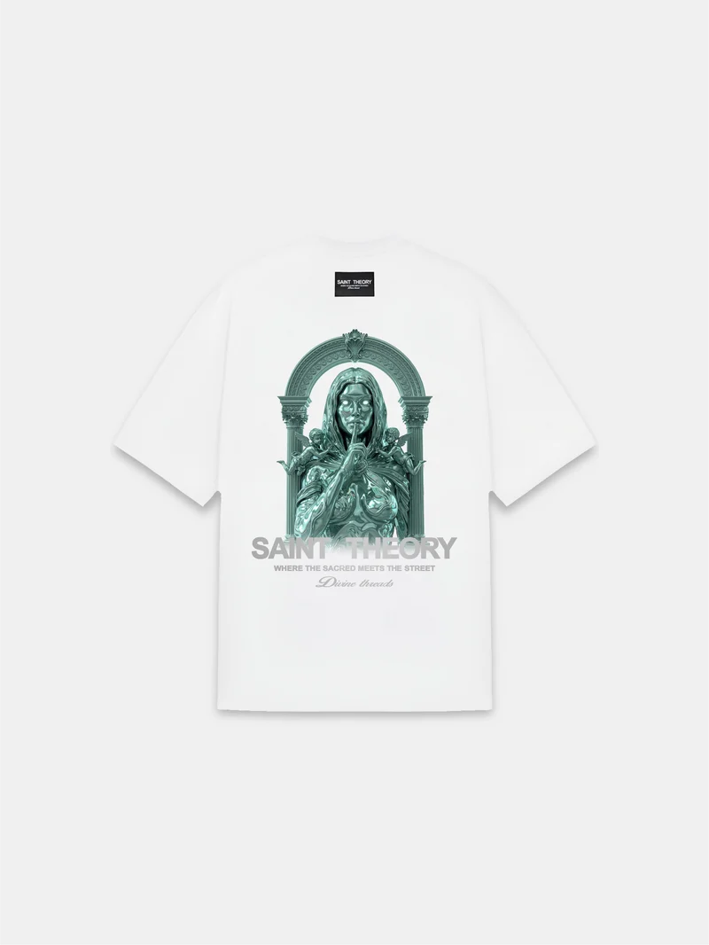 CAMISETA SAINT THEORY EVANGELIUM ECHO ANGEL WHITE