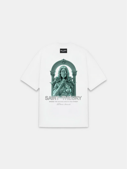 CAMISETA SAINT THEORY EVANGELIUM ECHO ANGEL WHITE