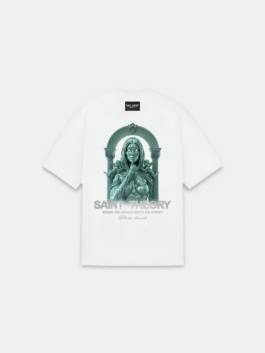 CAMISETA SAINT THEORY EVANGELIUM ECHO ANGEL WHITE
