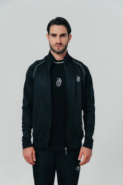 BUZO BLOW UP BLACK TRACKSUIT JACKET B43-1100