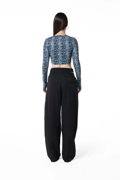 TOP LONG SLEEVE CONCIME GREY
