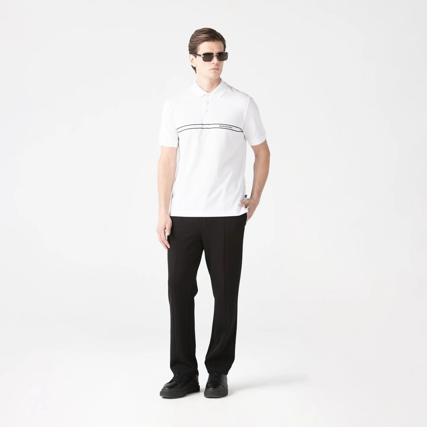 CAMISETA POLO MONASTERY MARCUS WHITE