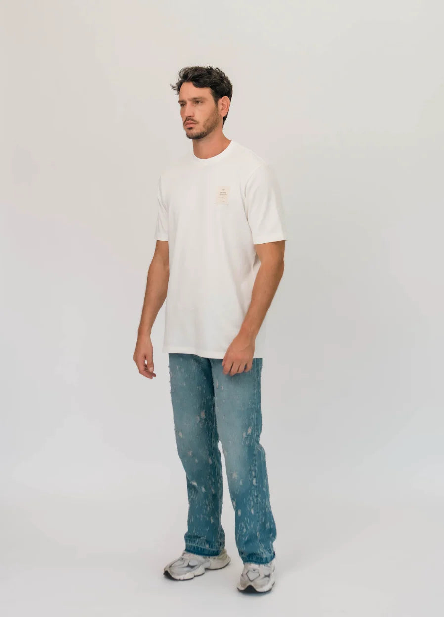 CAMISETA ARTDIST UNUSUAL IVORY