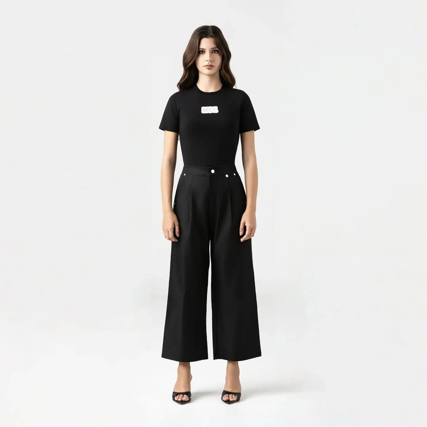 CAMISETA MONASTERY MARIE WOMEN BLACK