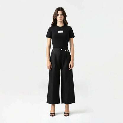 CAMISETA MONASTERY MARIE WOMEN BLACK
