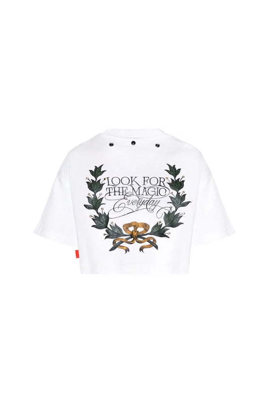 CROP TOP CLEMONT CENERE CREMA