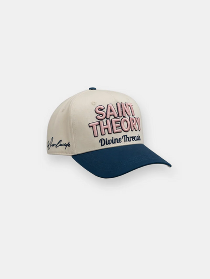 GORRA SAINT THEORY DIVINE THREDS CREAM BLUE R