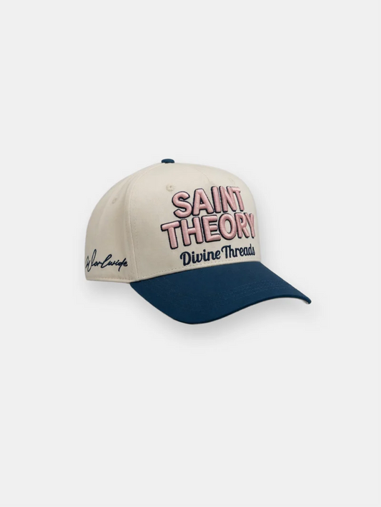 GORRA SAINT THEORY DIVINE THREDS CREAM BLUE R
