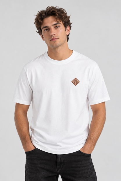 CAMISETA CAPI HORSESHOE PATCH BLANCA