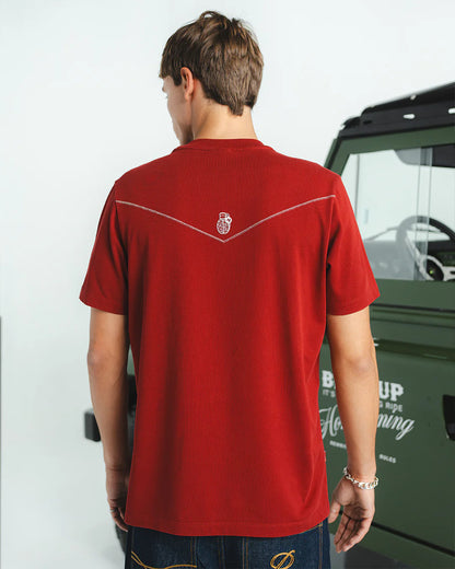 CAMISETA BLOW UP LASSO REGULAR FIT RED WINE