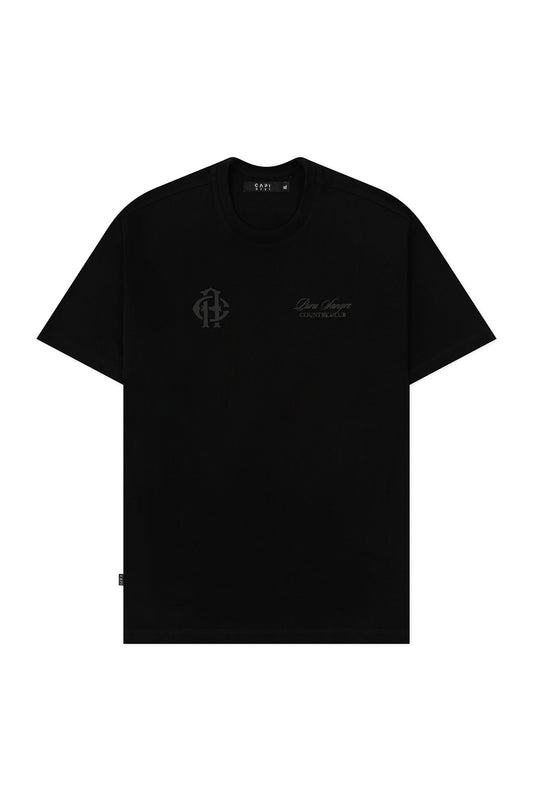 CAMISETA CAPI SELLOS DELANTEROS NEGRA