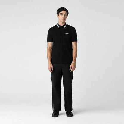 CAMISETA POLO MONASTERY DUDLEY BLACK