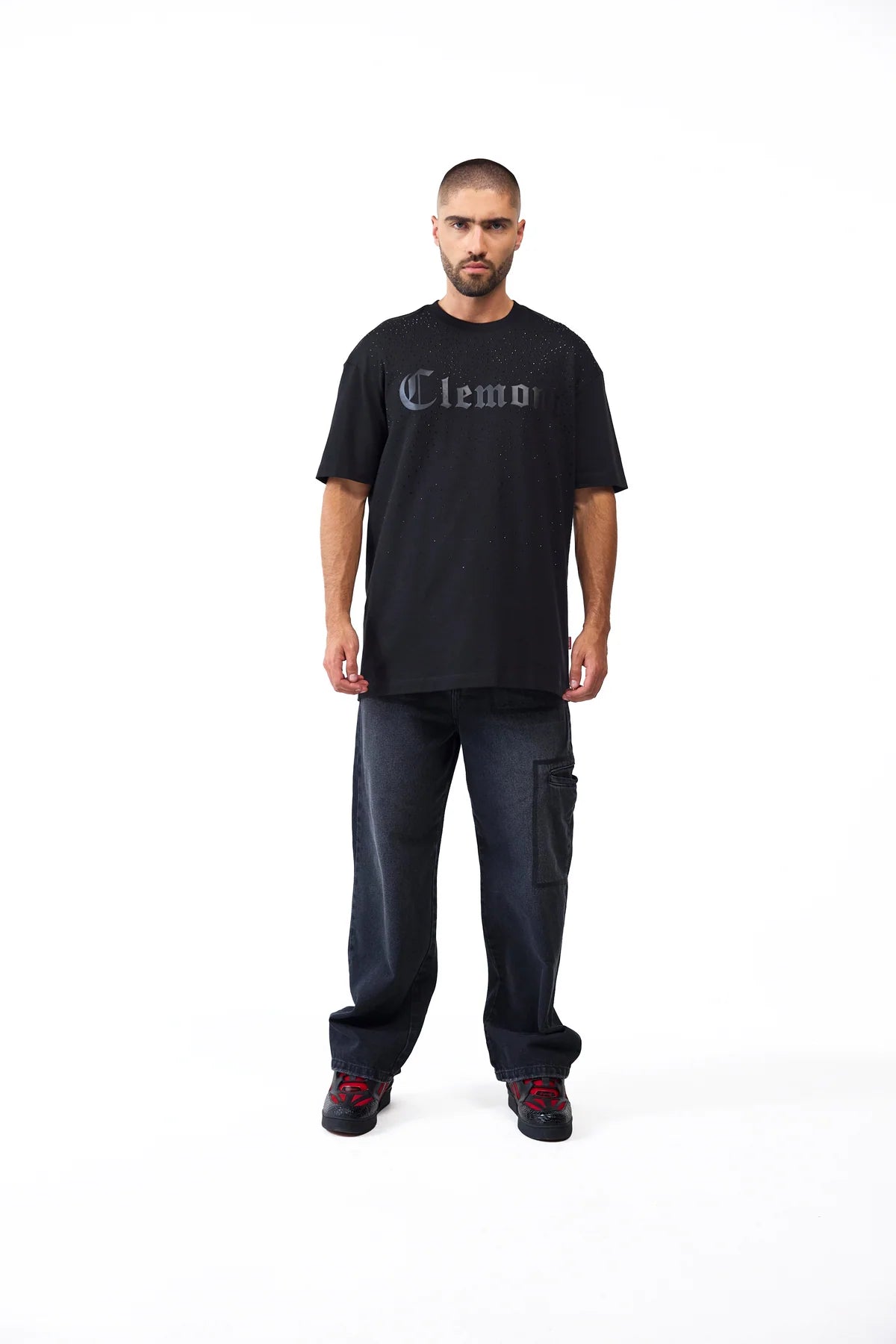 CAMISETA CLEMONT INTERLUDIO NEGRO