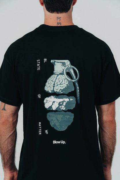 CAMISETA BLOW UP  BLACK REGULAR CR34-1100
