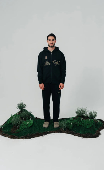 BUZO BLOW UP BLACK HOODIE B45-1100