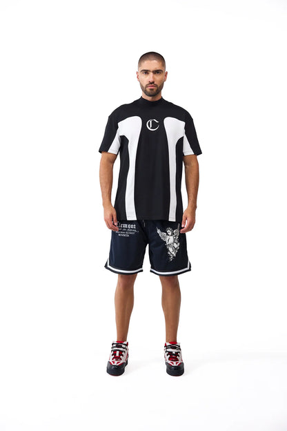 CAMISETA CLEMONT RAGNO NEGRO CREMA