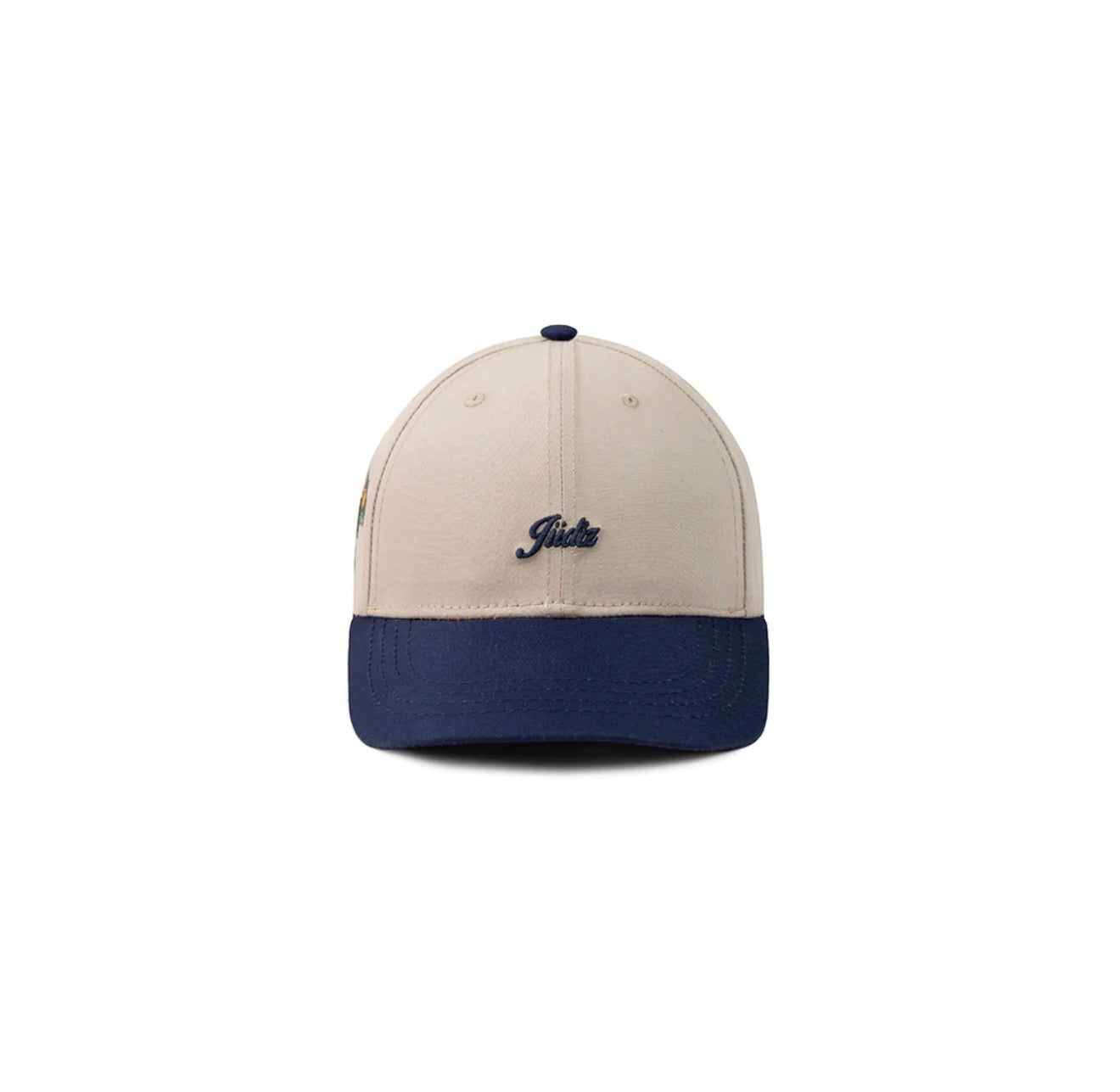 GORRA JUDIZ DRILL NARANJAS BEIGE X AZUL