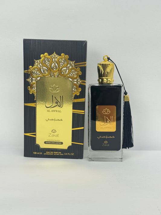 PERFUME ZAKAT AL AWWAL KHUSUSI BLACK GOLD 3,4 OZ UNISEX