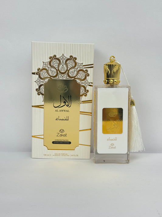 PERFUME ZAKAT AL AWWAL NISAE WHITE 3,4 OZ UNISEX