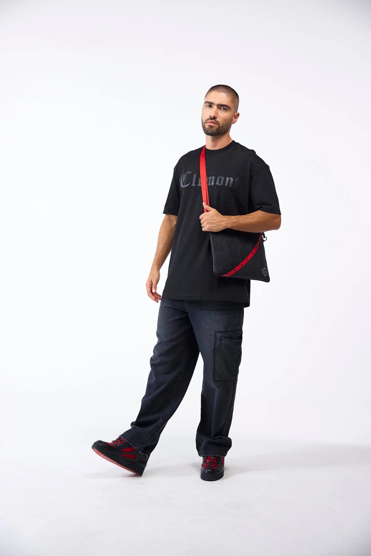 CAMISETA CLEMONT INTERLUDIO NEGRO