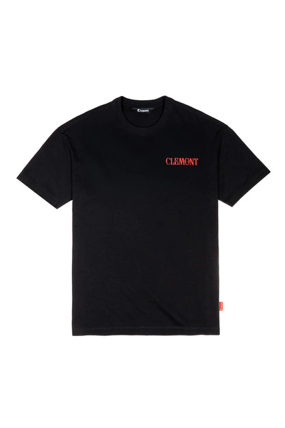CAMISETA CLEMONT OMISSIONE NEGRO